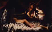 Giuseppe Maria Crespi Amore e Psiche oil painting on canvas